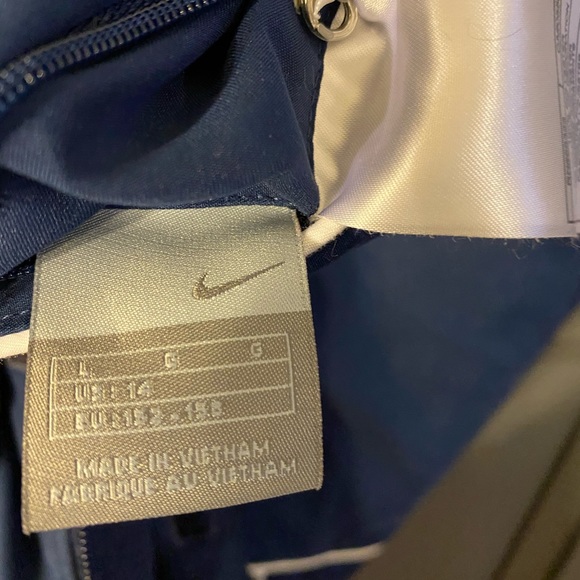 Sold Nike pink and blue girls coat size large 14 - Picture 5 of 5